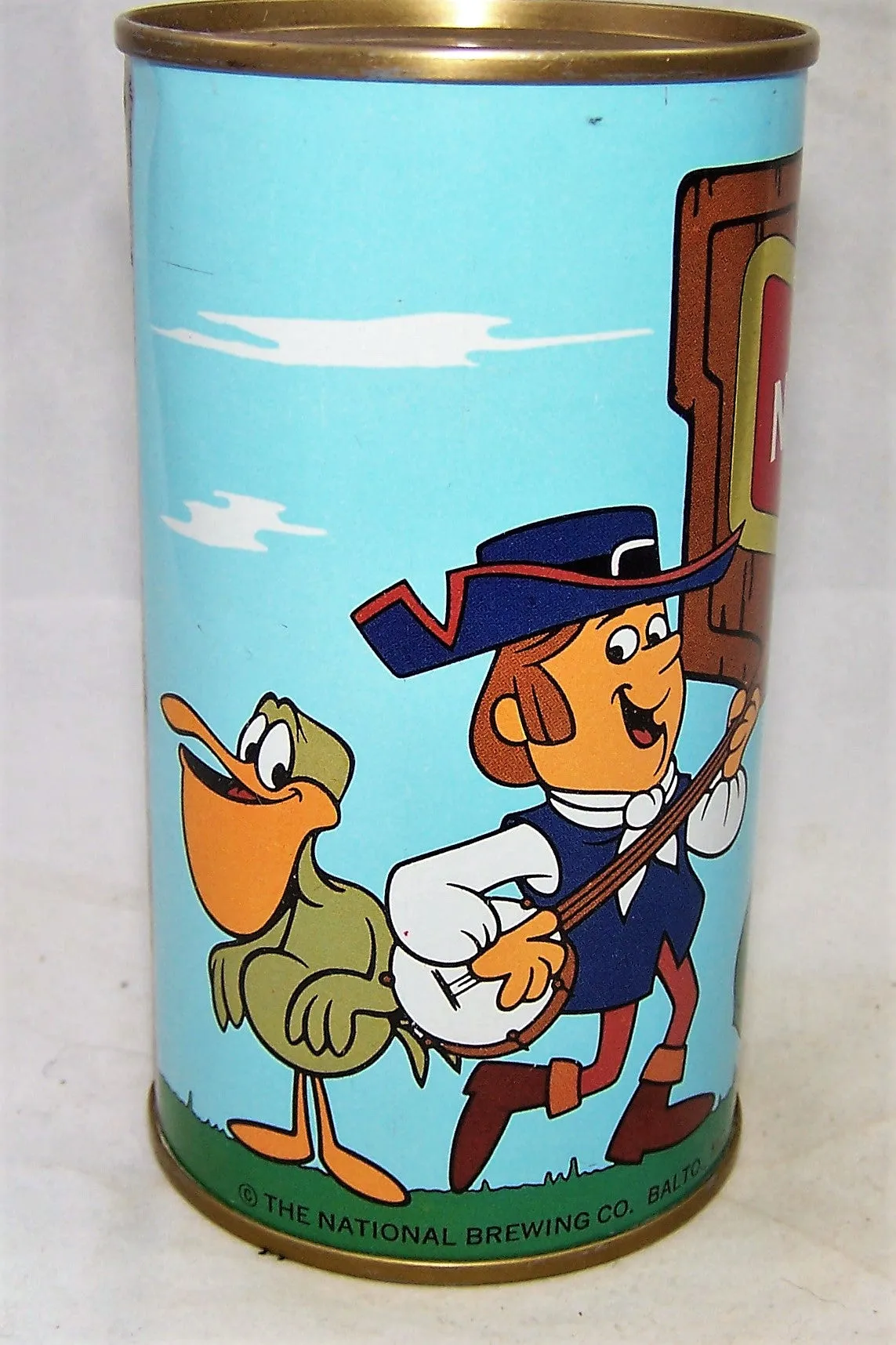 National Bohemian Cartoon Can, USBC II 97-05, Grade 1/1 