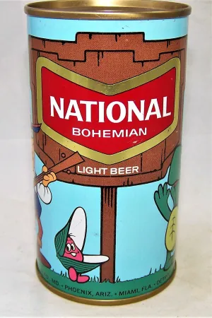 National Bohemian Cartoon Can, USBC II 97-05, Grade 1/1 