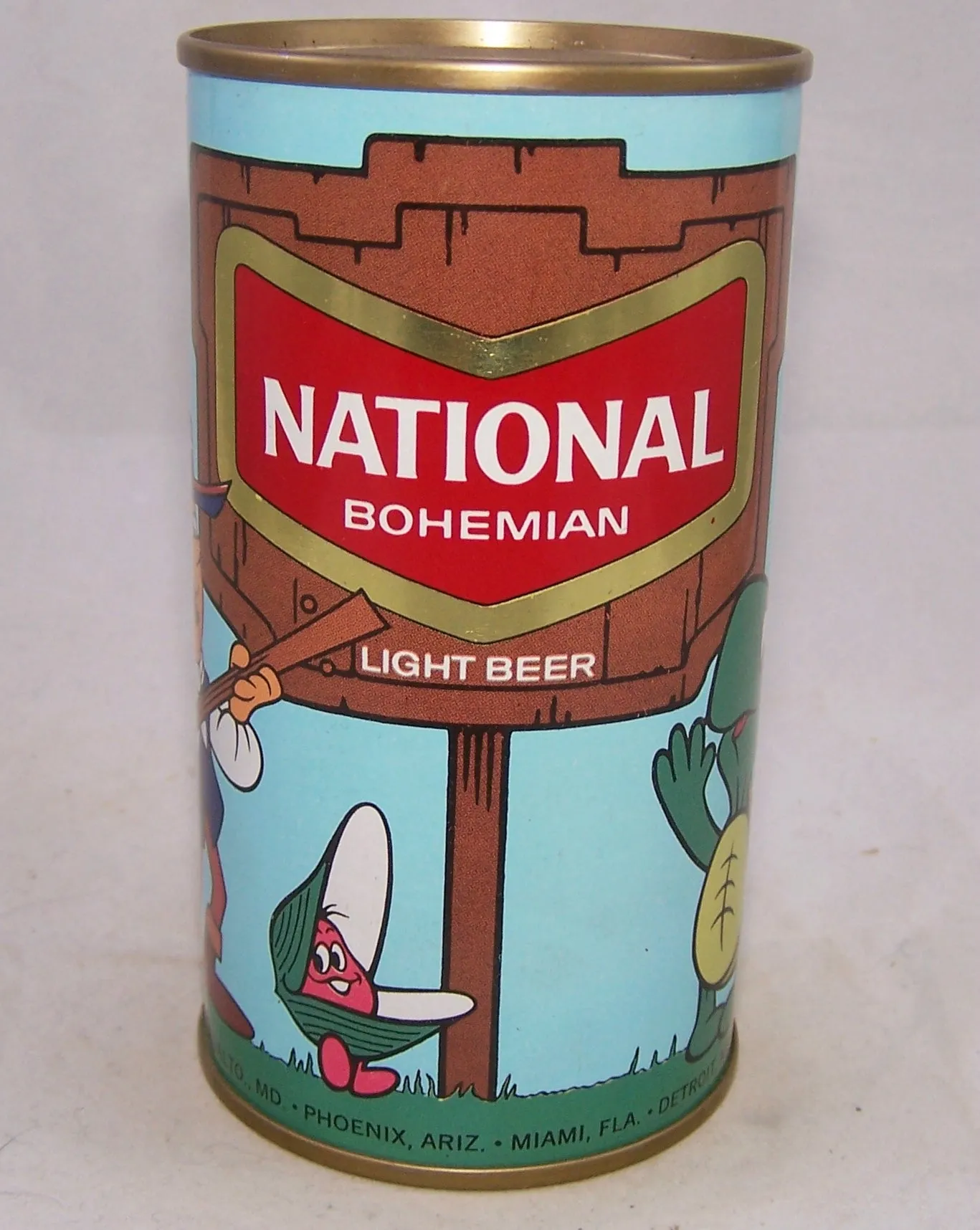 National Bohemian Cartoon Can, USBC II 97-05, Grade A1  Sold on 04/05/18