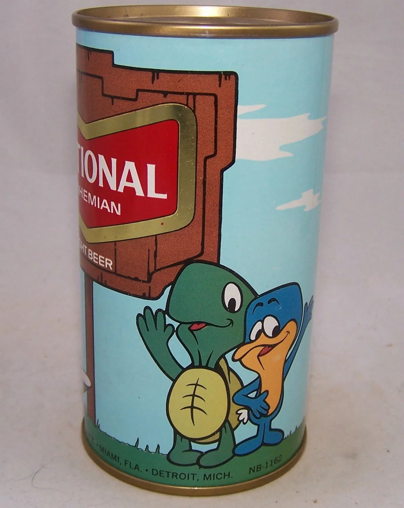 National Bohemian Cartoon Can, USBC II 97-05, Grade A1  Sold on 04/05/18