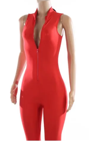 New Arrival 🔥Mock Neck Shine Jumpsuit Zipper
