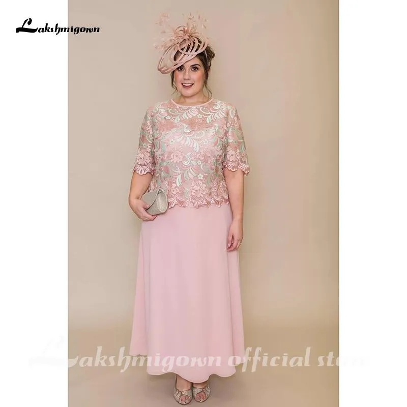 New Chiffon Lace Applique A Line Mother Of The Bride Dress