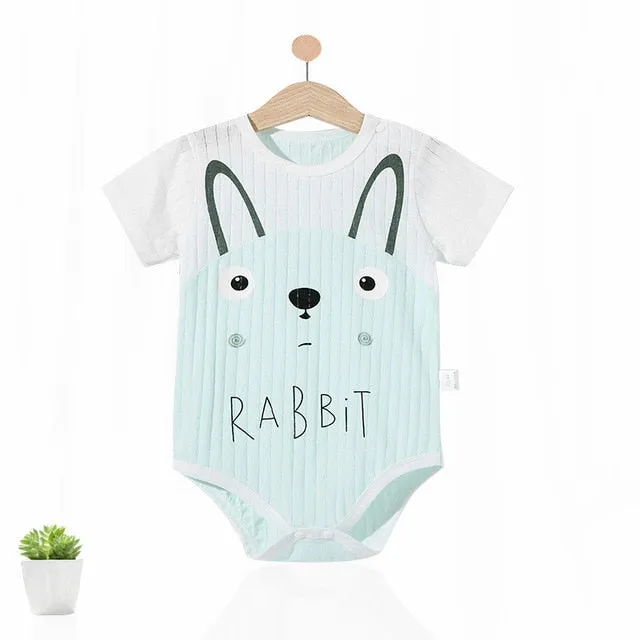 New Summer Baby Boys Romper Animal style Short Sleeve infant rompers Jumpsuit cotton Baby Rompers Newborn Clothes Kids clothing