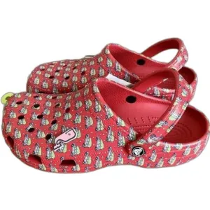 NEW Vineyard Vines Crocs Collab Classic Clog Woody Red M10 W12 Whale Jibbitz