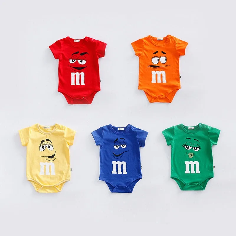 Newborn Baby summer rompers 100% Cotton Infant Body Short Sleeve baby Jumpsuit Cartoon ropa bebe Baby Boy Girl clothes