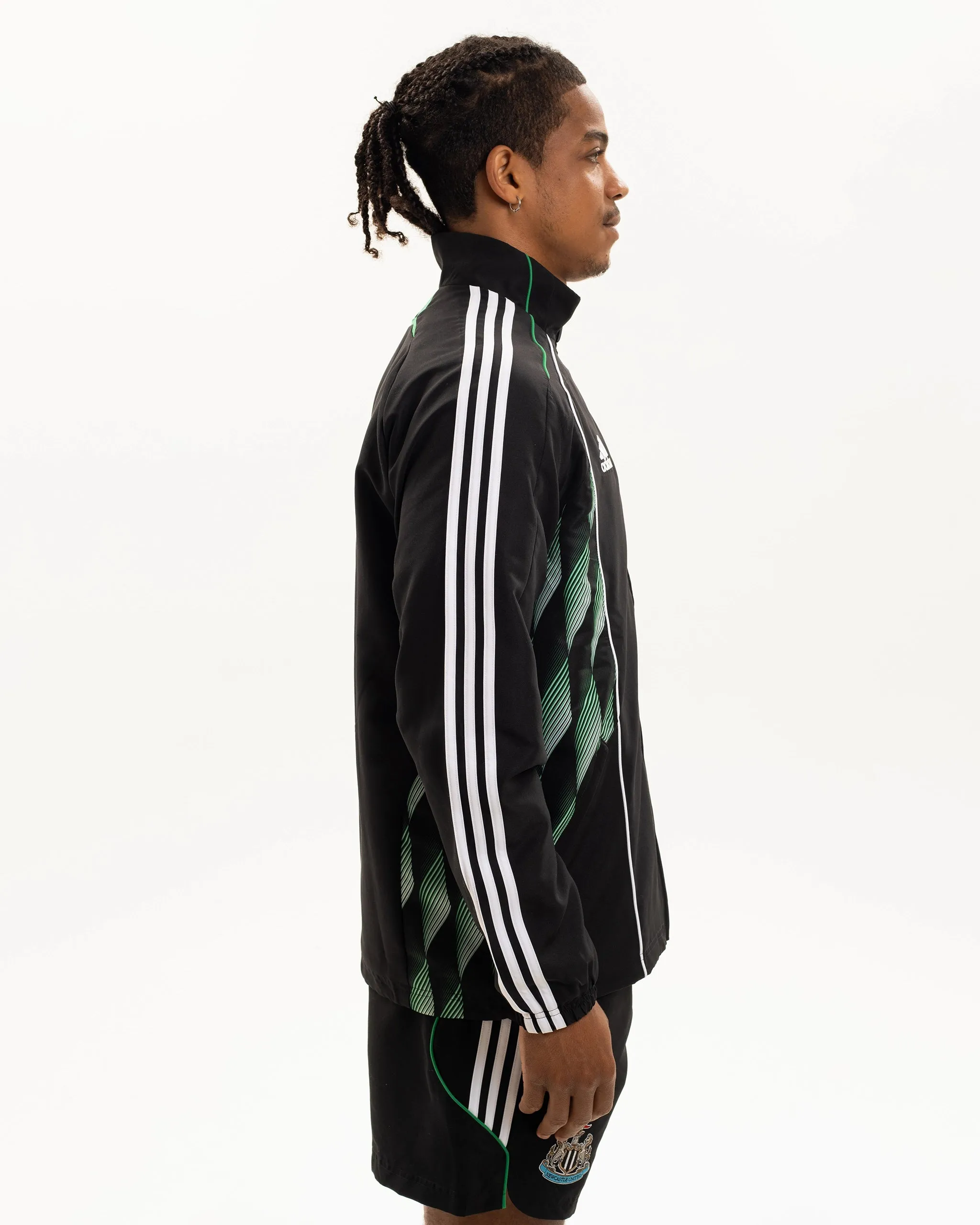 Newcastle United adidas Men's Urban Purist Black Track Top