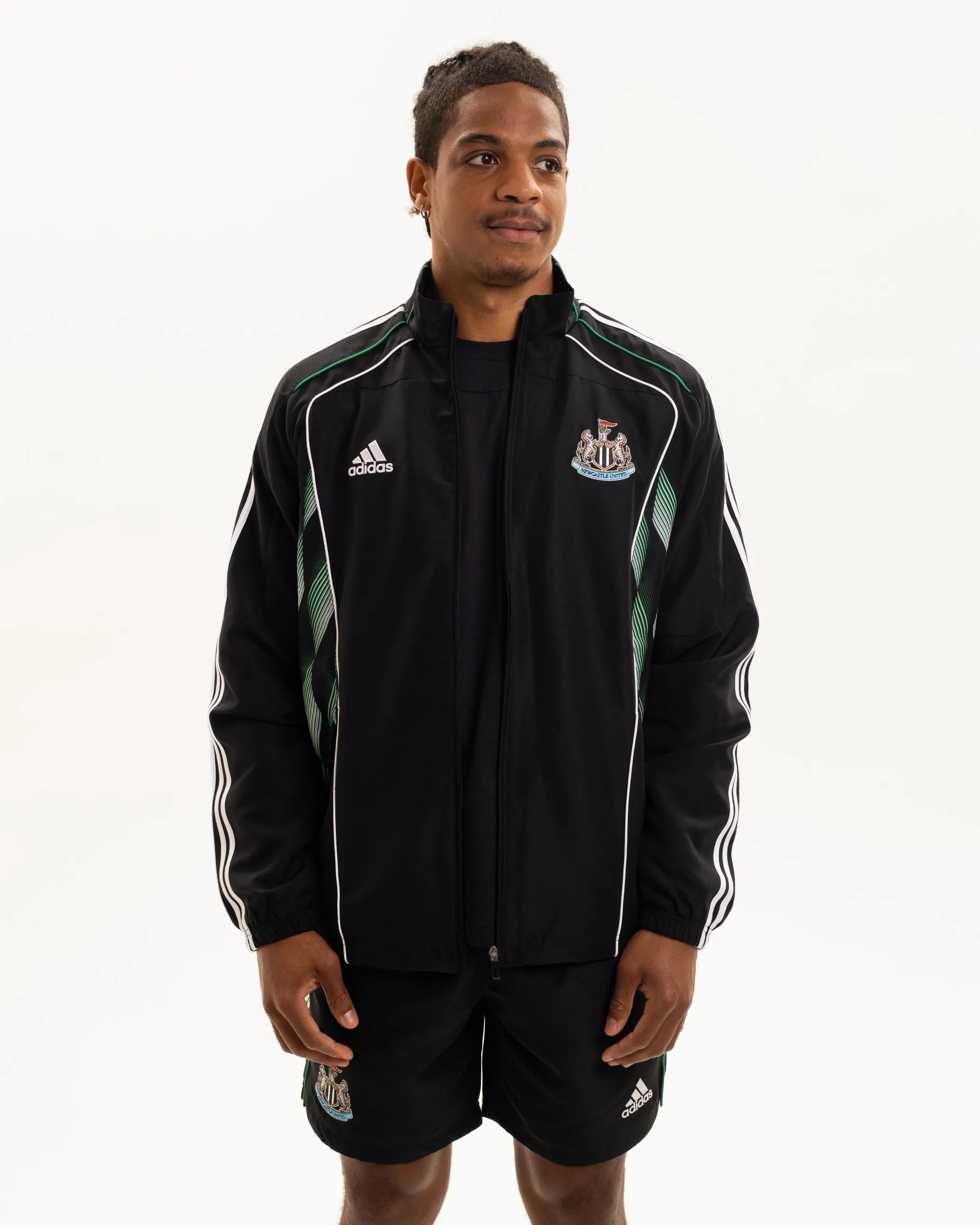 Newcastle United adidas Men's Urban Purist Black Track Top