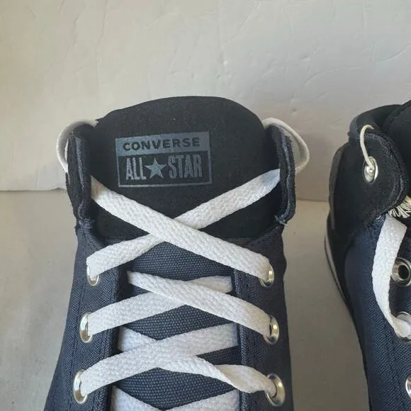 NIB Converse All Star Chuck Taylor High Street Mid Sneaker Mens 11.5 Blue Black