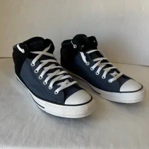 NIB Converse All Star Chuck Taylor High Street Mid Sneaker Mens 11.5 Blue Black