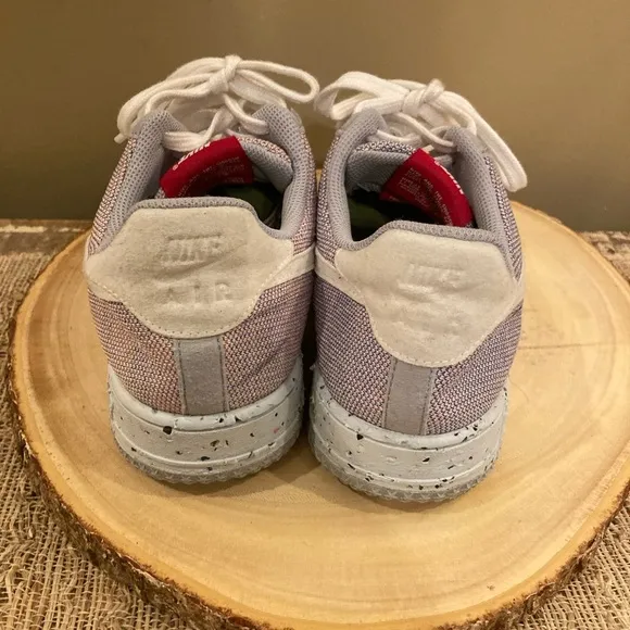 Nike Air Force 1 Crater Flyknit Wolf Grey/White-Pure Platinum Men’s Size 9