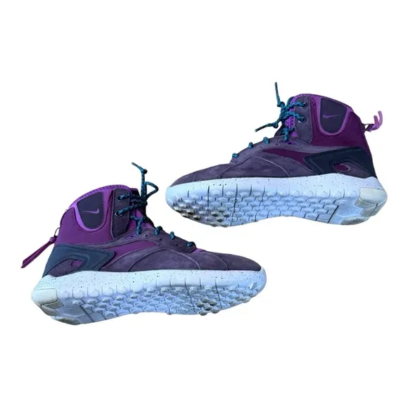 Nike Koth Mid Hightop Rear Zip Mulberry Purple Dusk Activewear Women’s Size 6