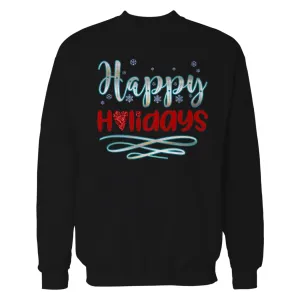 NYE Happy Holidays Snowflake Sparkle Xmas Eve Bling Party Unisex Sweatshirt