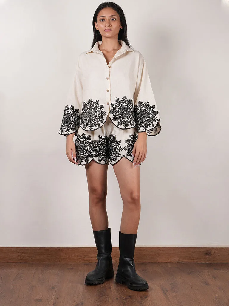 Oatmeal Boota Shorts