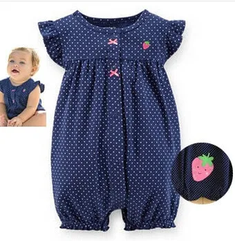 Orangemom summer baby girl clothes one-piece jumpsuits baby clothing ,cotton short romper infant girl clothes roupas menina home