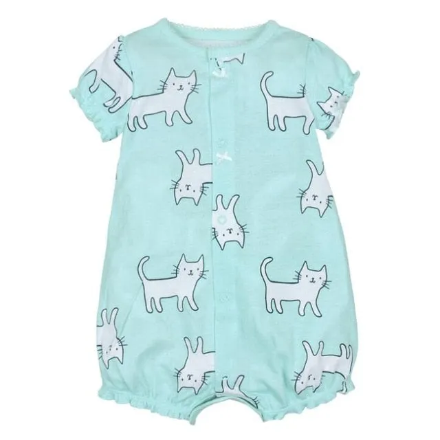 Orangemom summer baby girl clothes one-piece jumpsuits baby clothing ,cotton short romper infant girl clothes roupas menina home