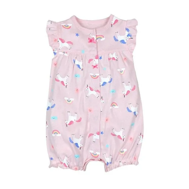 Orangemom summer baby girl clothes one-piece jumpsuits baby clothing ,cotton short romper infant girl clothes roupas menina home