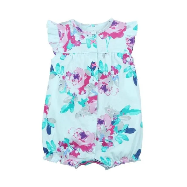 Orangemom summer baby girl clothes one-piece jumpsuits baby clothing ,cotton short romper infant girl clothes roupas menina home