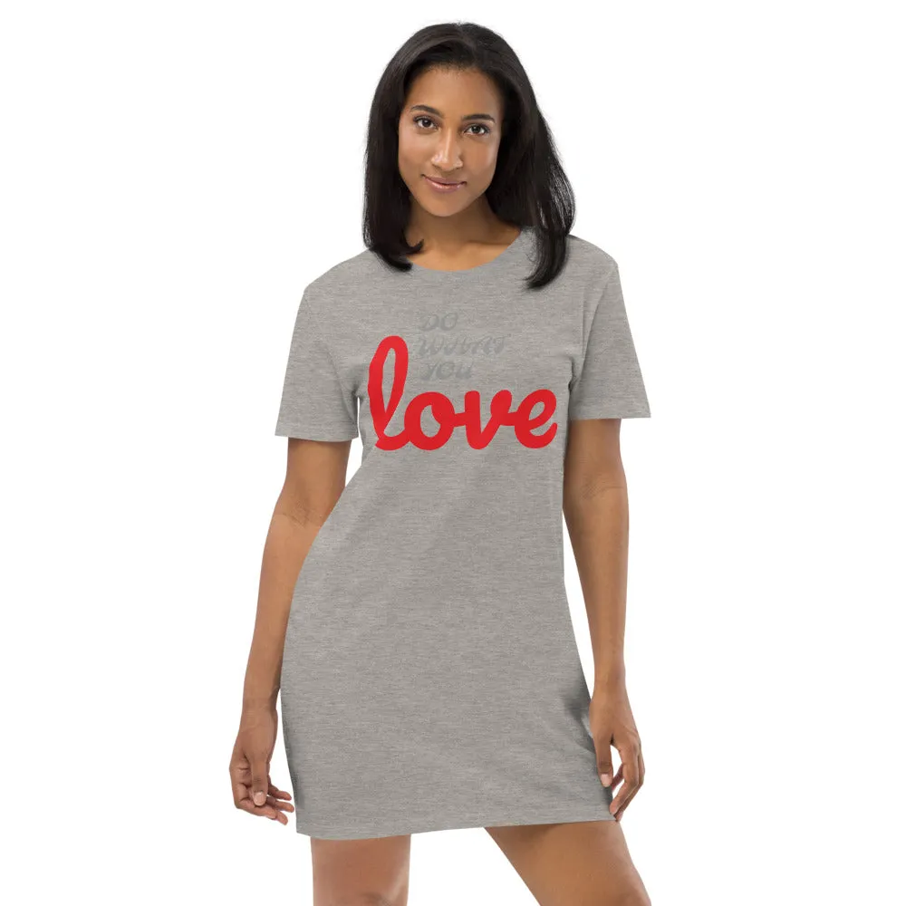 Organic cotton t-shirt dress