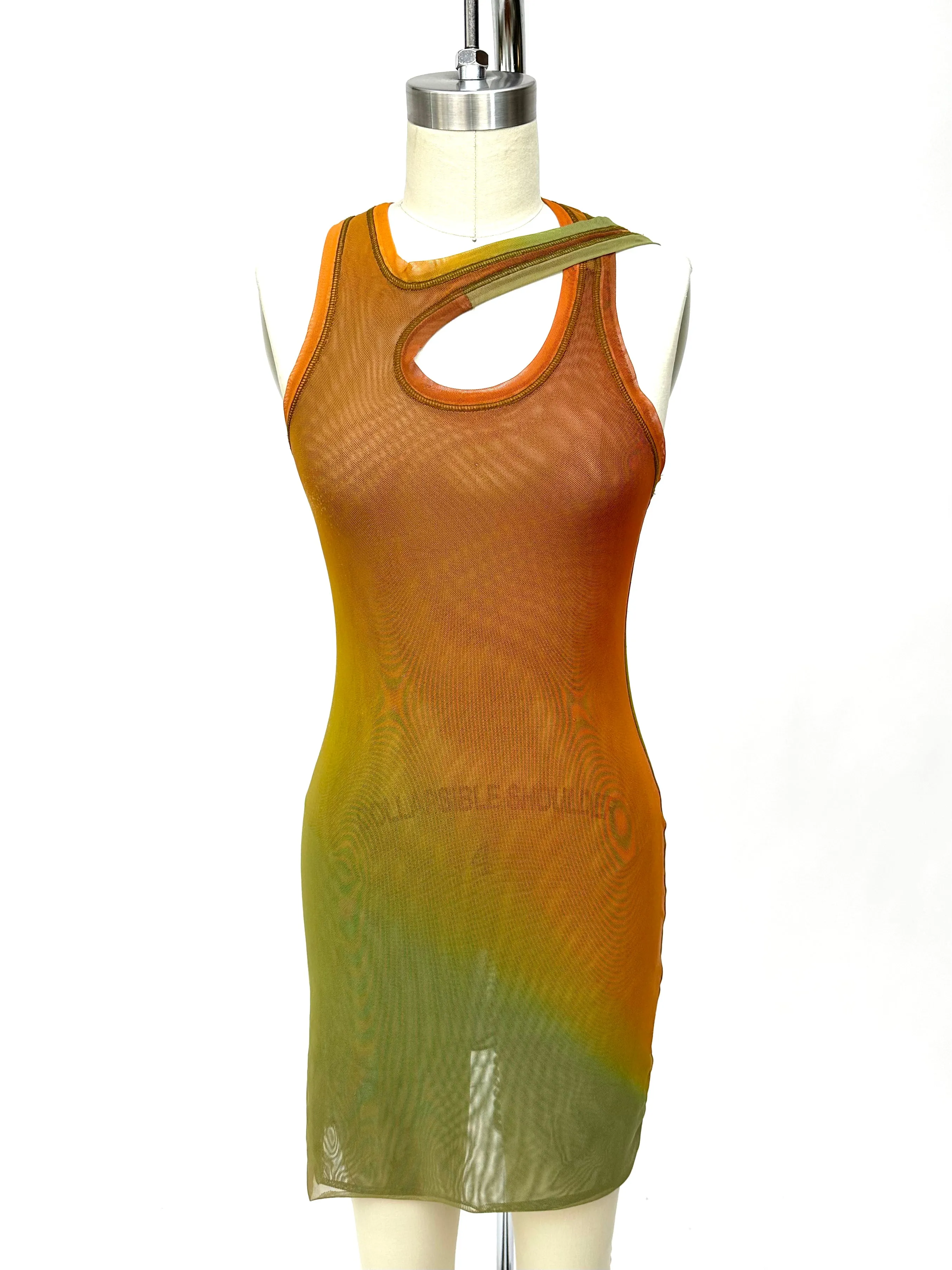 Ottolinger Mesh Gradient Mesh Dress*