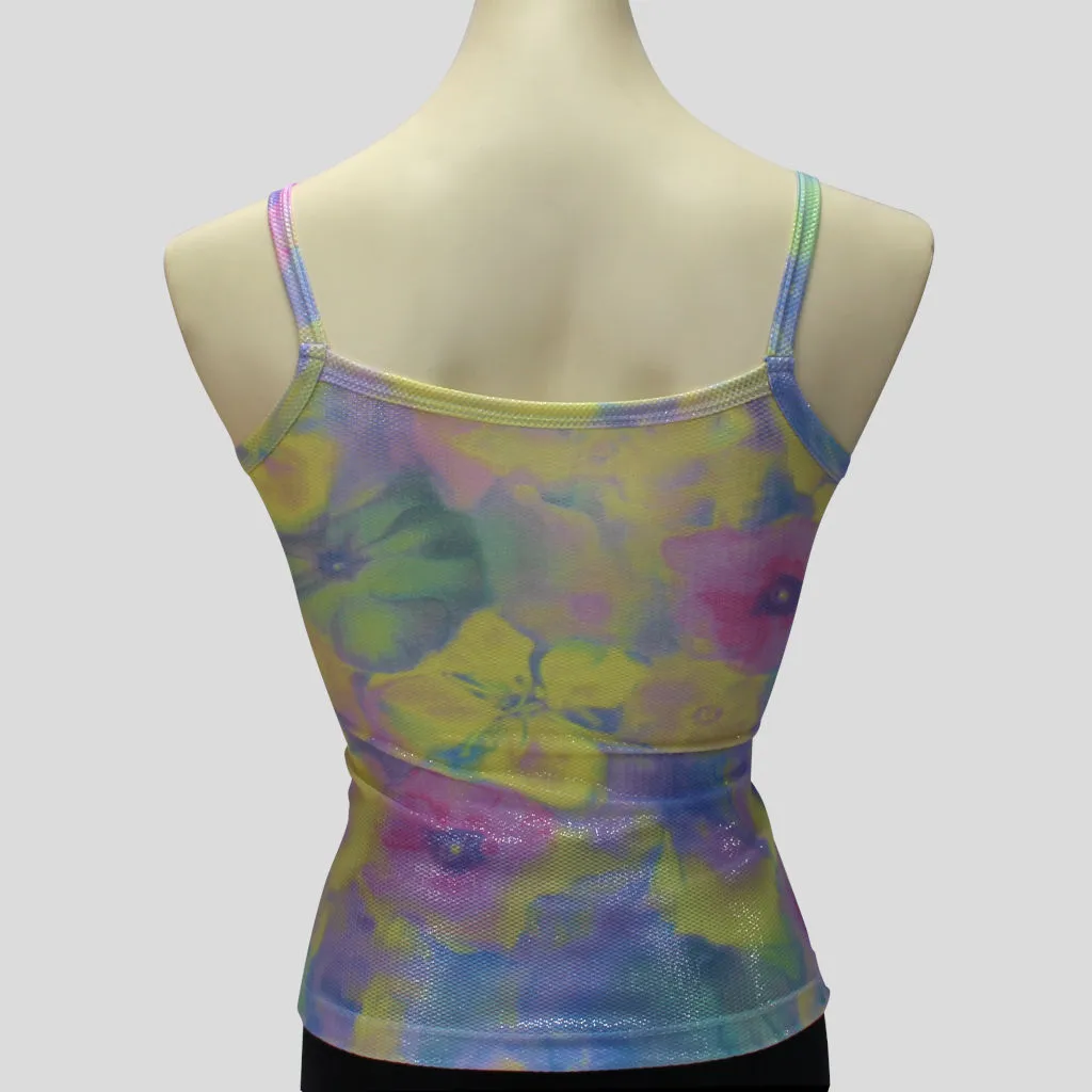 Painted Pastel Flowers Top