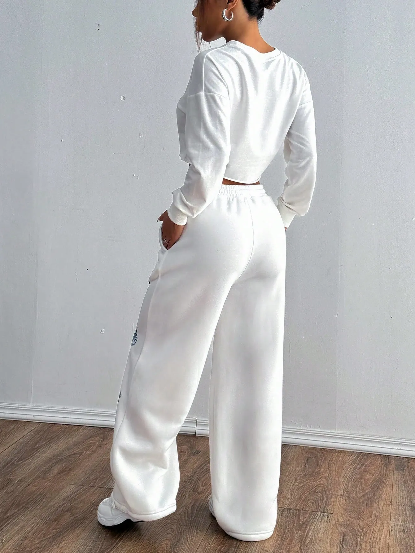 Pantalones Deportivos Casual con Estampado  CR