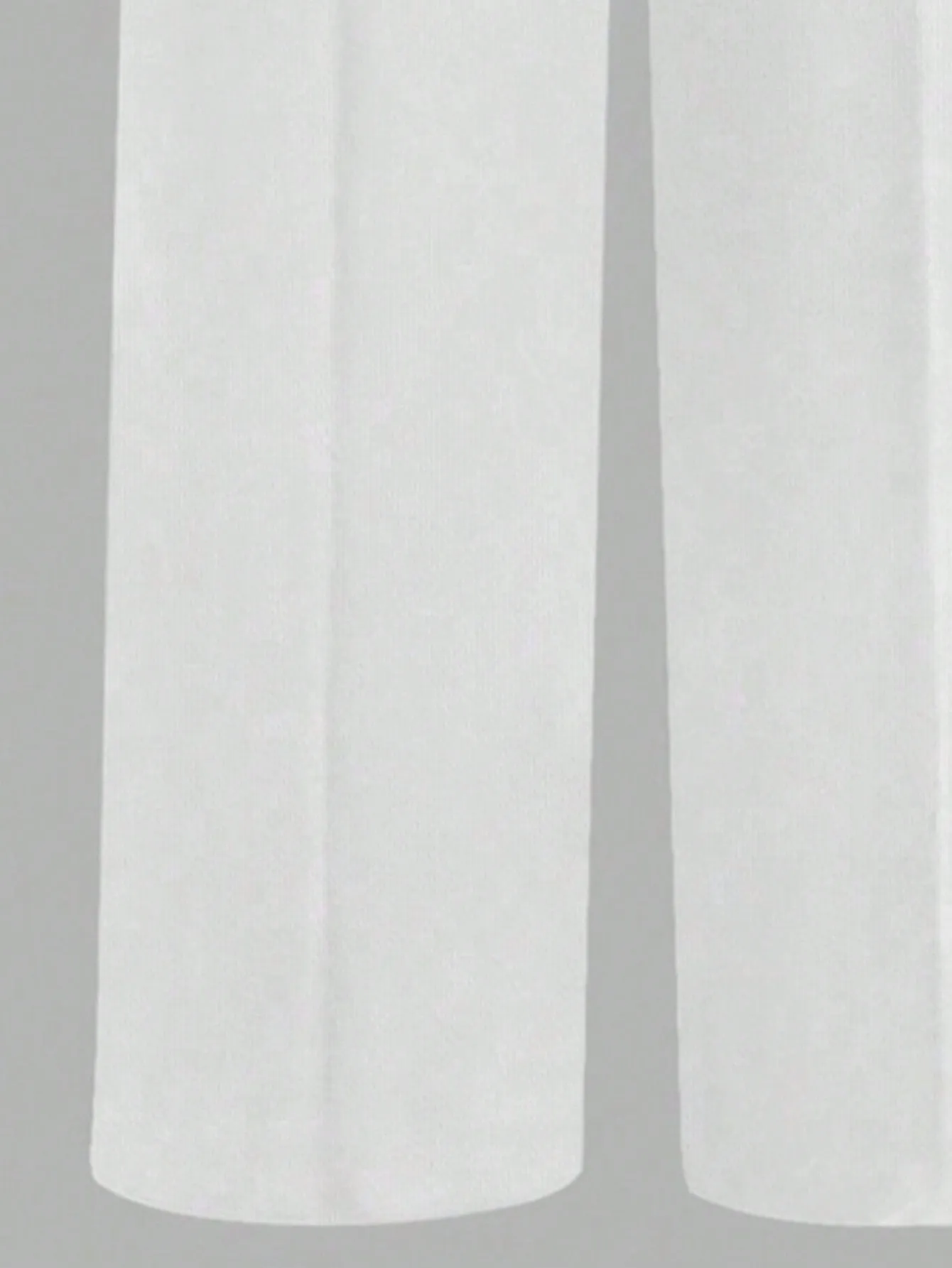 Pantalones rectos unicolor casual para mujer