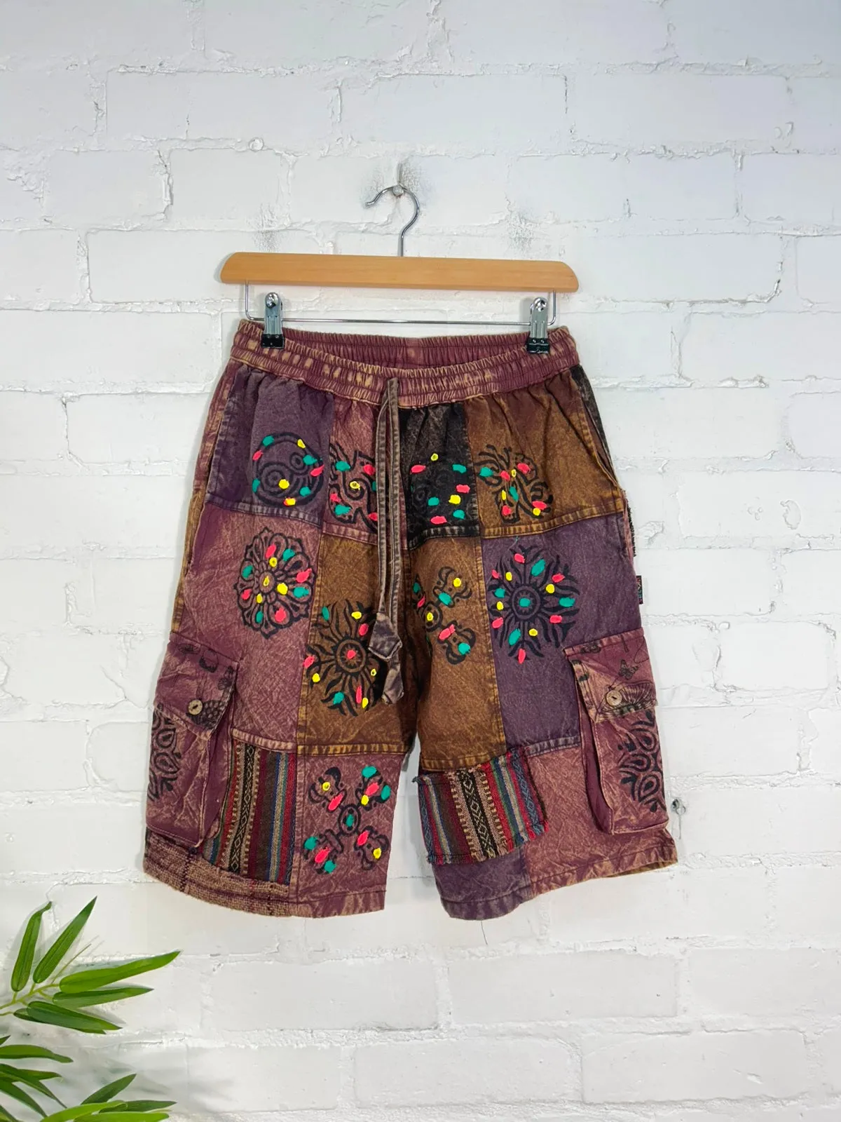 Patchwork Shorts