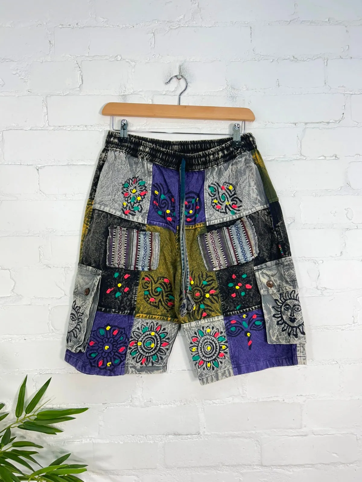 Patchwork Shorts