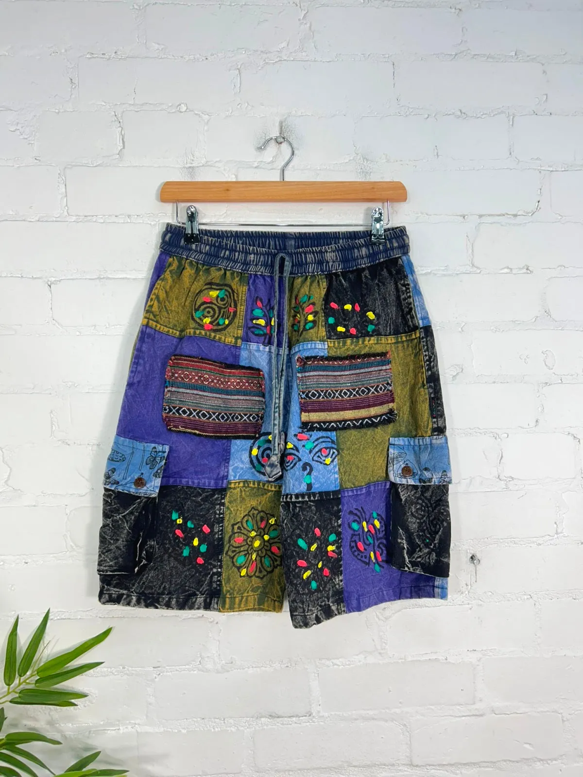 Patchwork Shorts