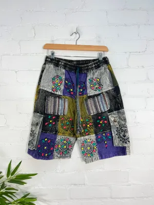 Patchwork Shorts