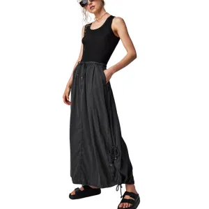 Picture Perfect Parachute Skirt - Black