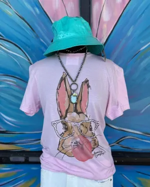 Pink Bubble Gum Bunny TShirt