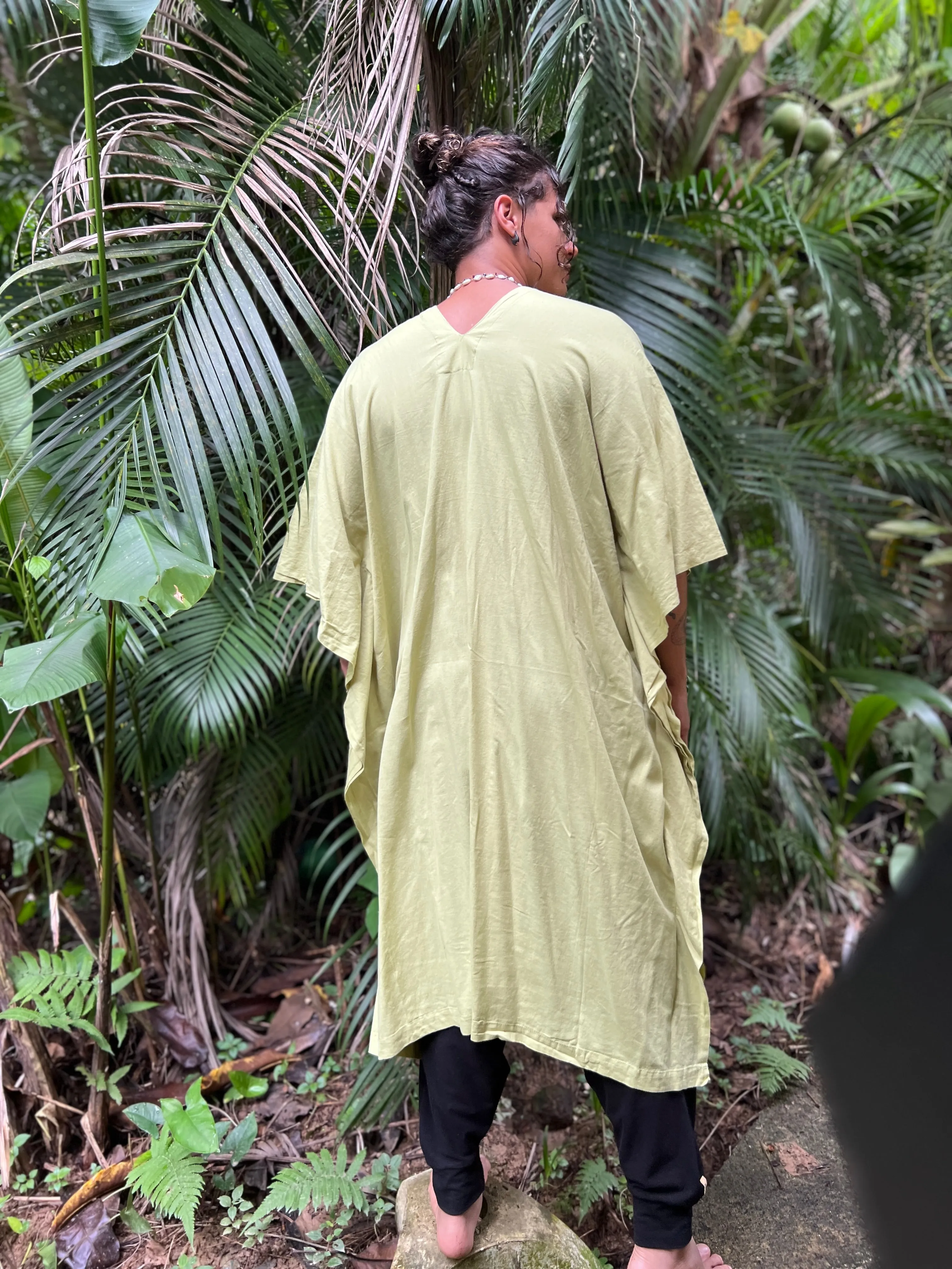 Pistachio Tone | 100% Cotton Caftan | Him