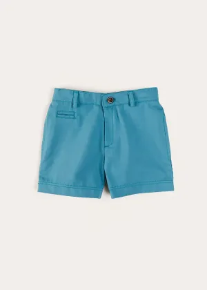 Plain Pocket Detail Shorts in Blue (4-10yrs)