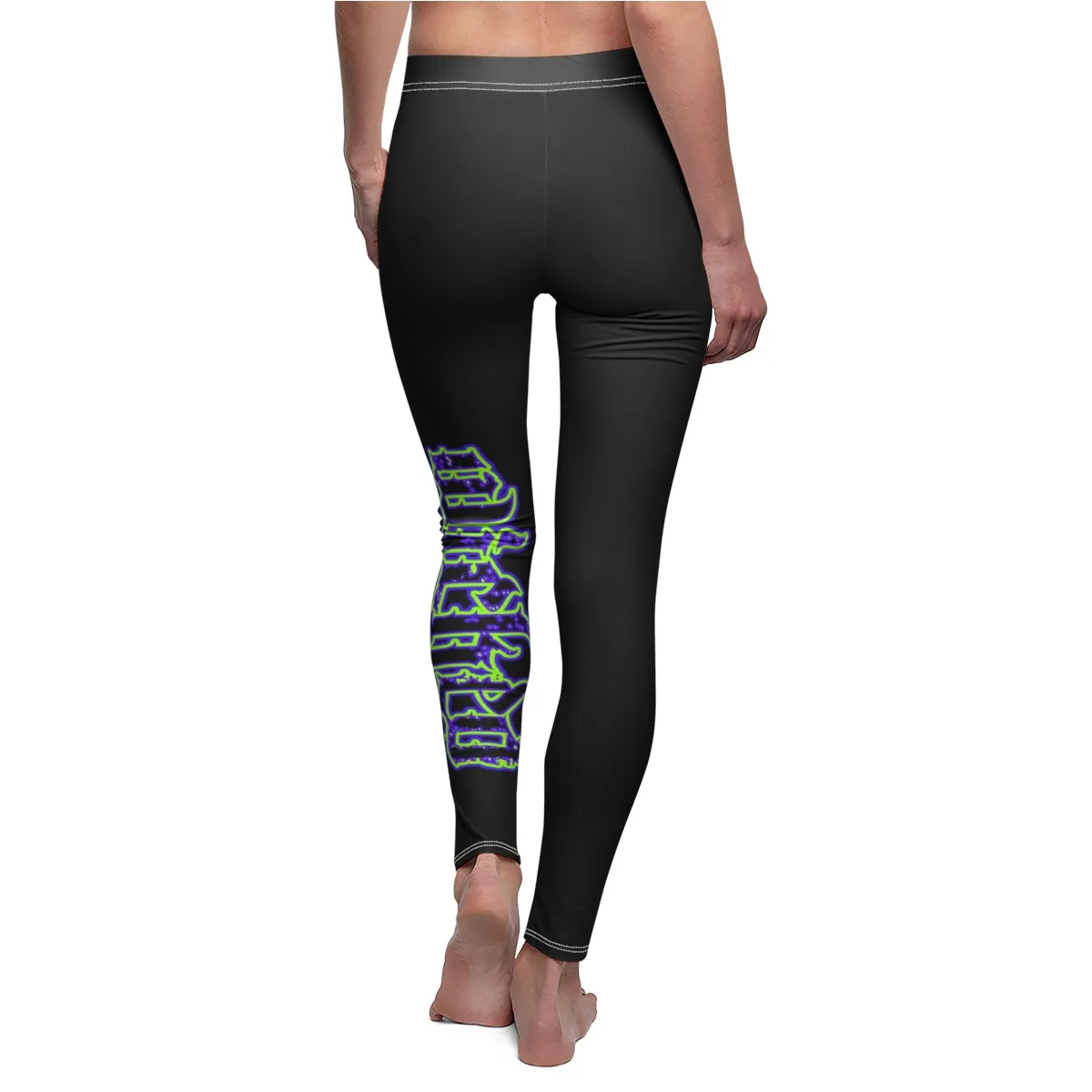 Play Hard / Black/Women's  Casual Leggings