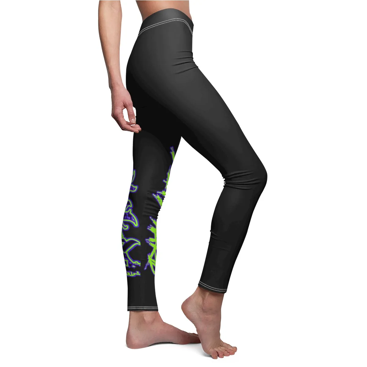 Play Hard / Black/Women's  Casual Leggings