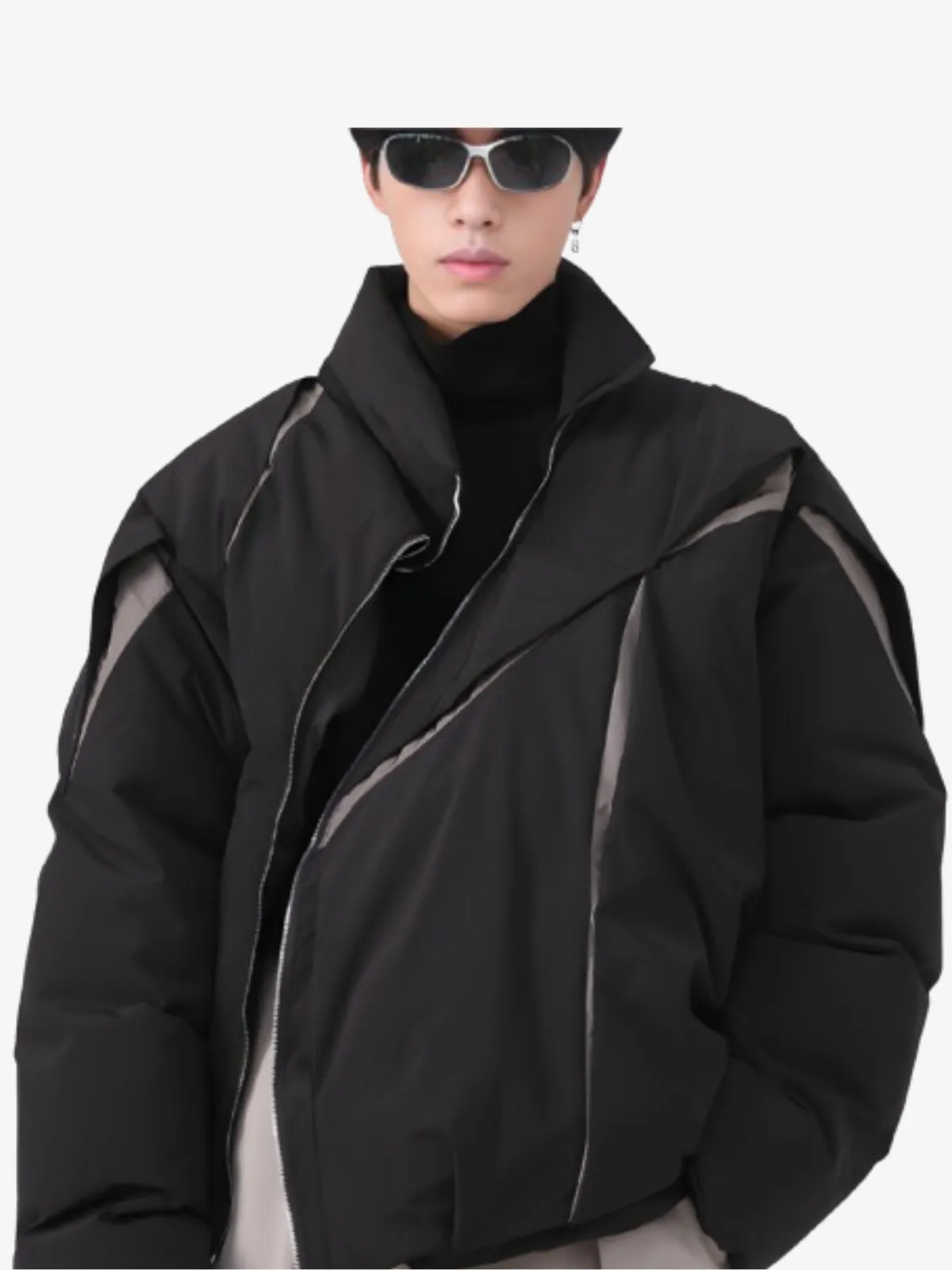 PLEATED COTTON JACKET