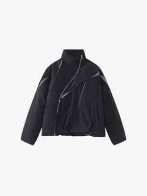 PLEATED COTTON JACKET