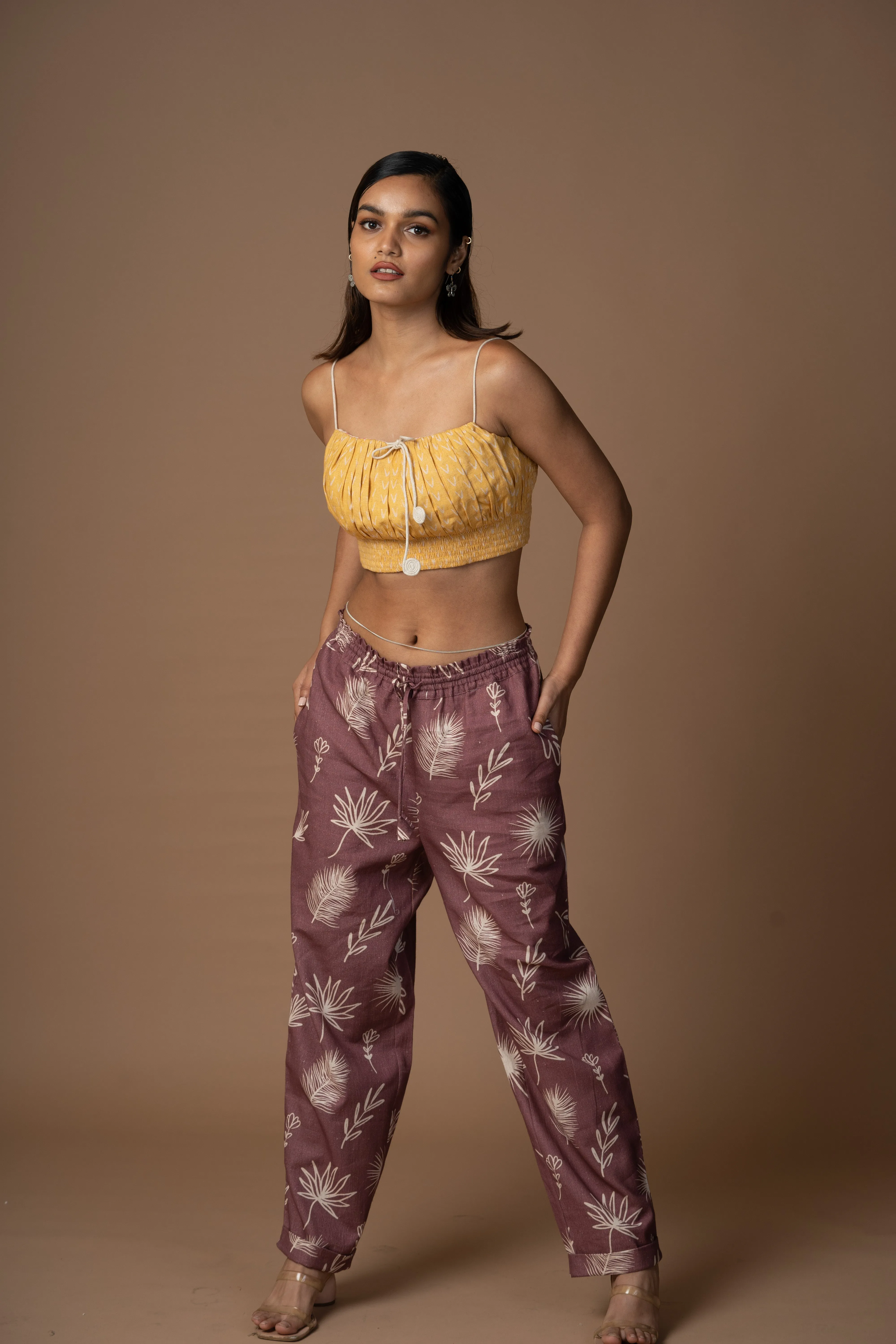 Polish Fit Pants in Shining for You Pattern