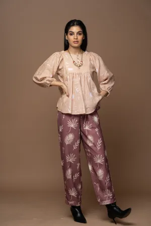 Polish Fit Pants in Shining for You Pattern