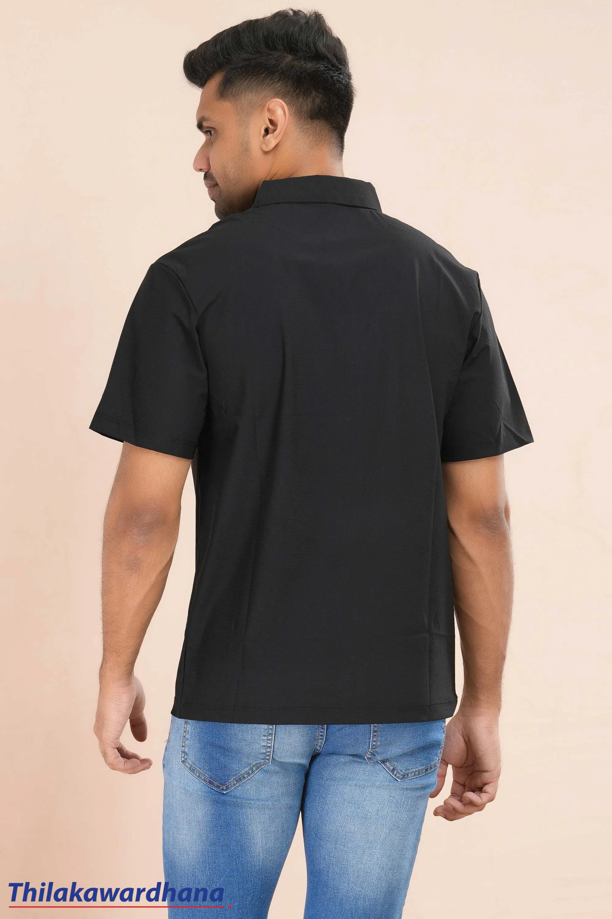Print Detailed Polo T Shirt