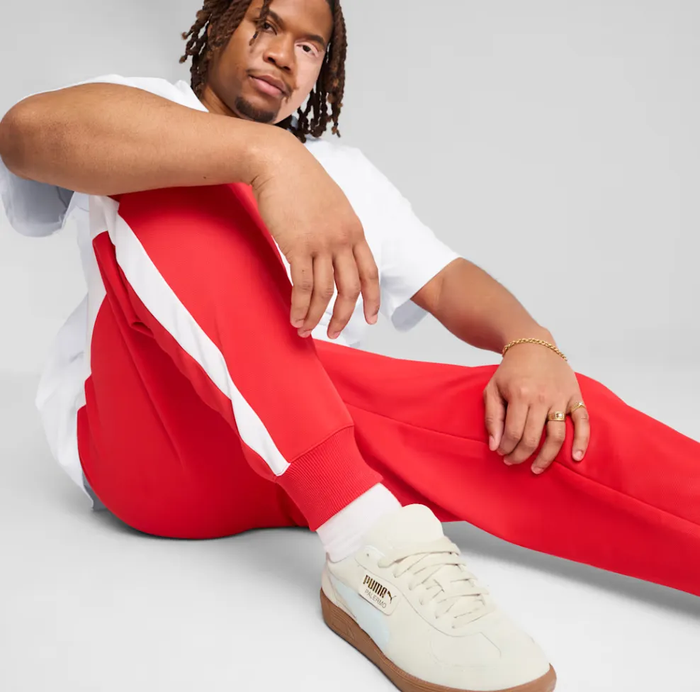 PUMA MEN'S ALWAYS ON TRACK PANTS 'RED' 62958801-600