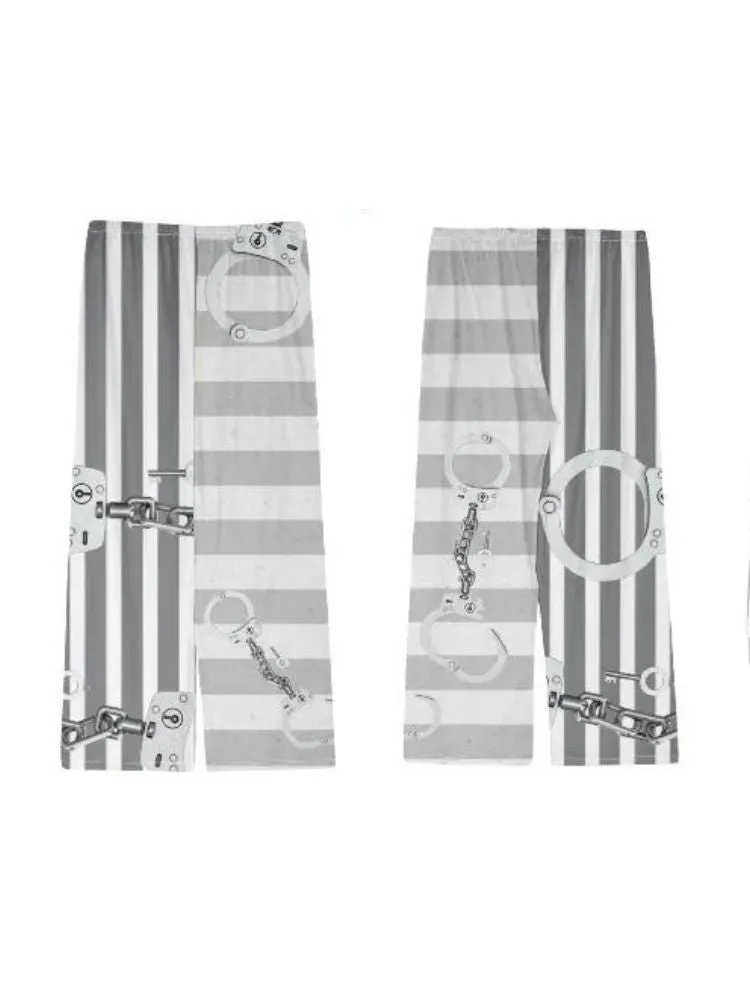 Punk Loose Casual Straight Pants