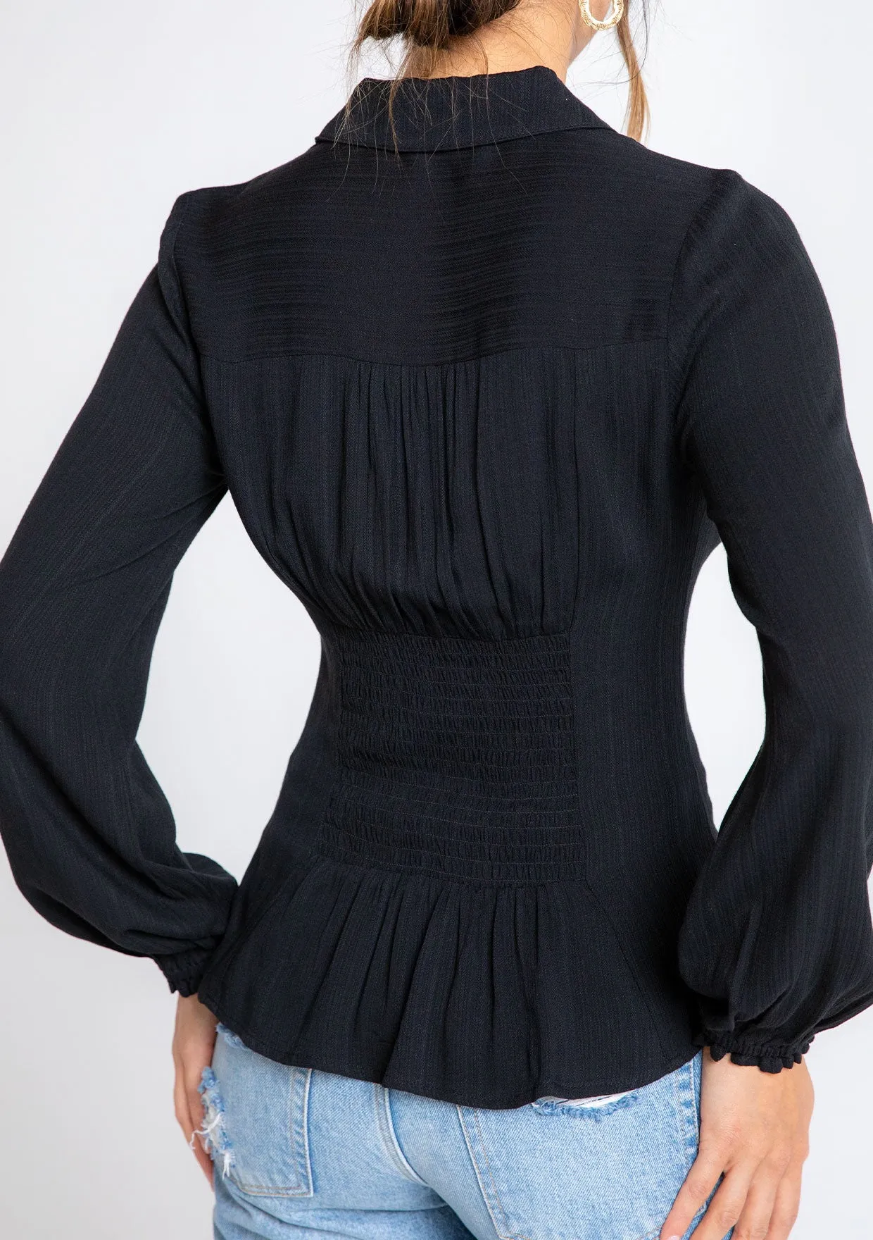 Quixote Smocked Shirt