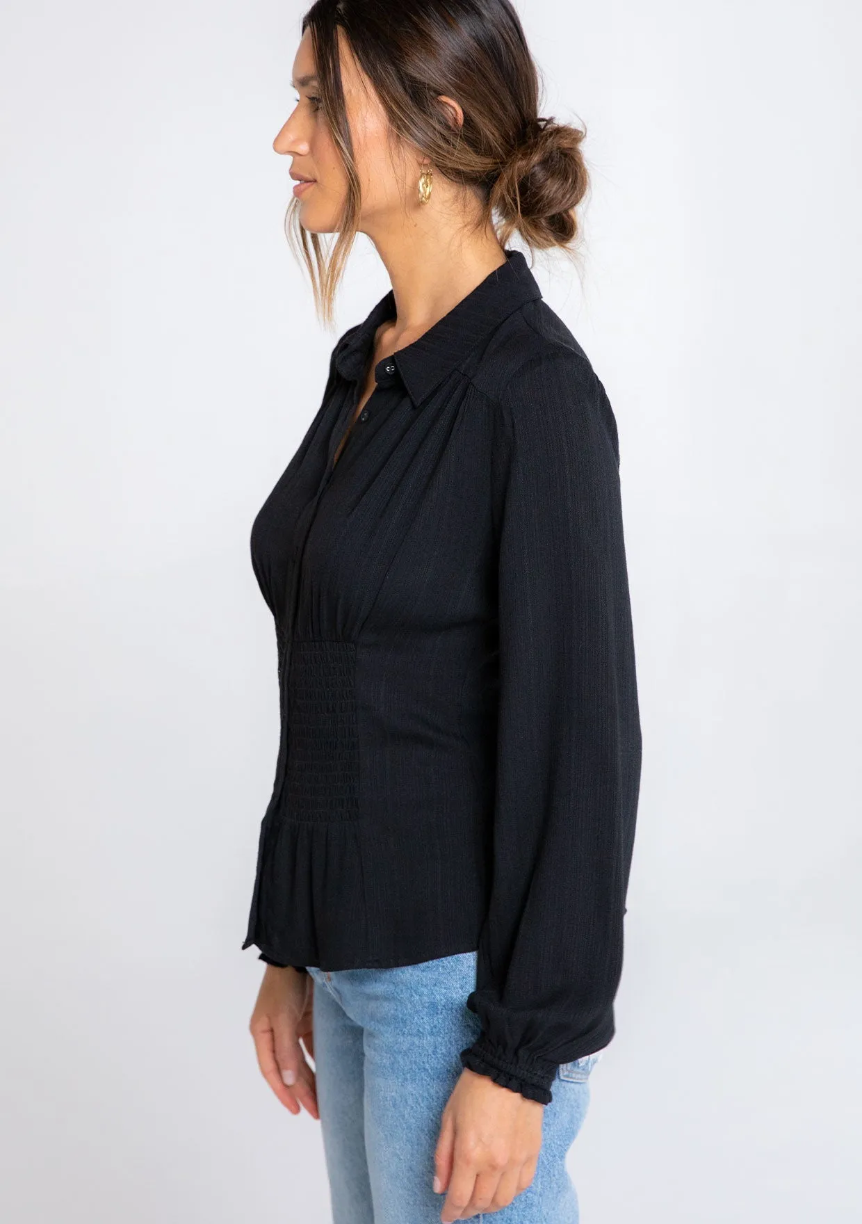 Quixote Smocked Shirt