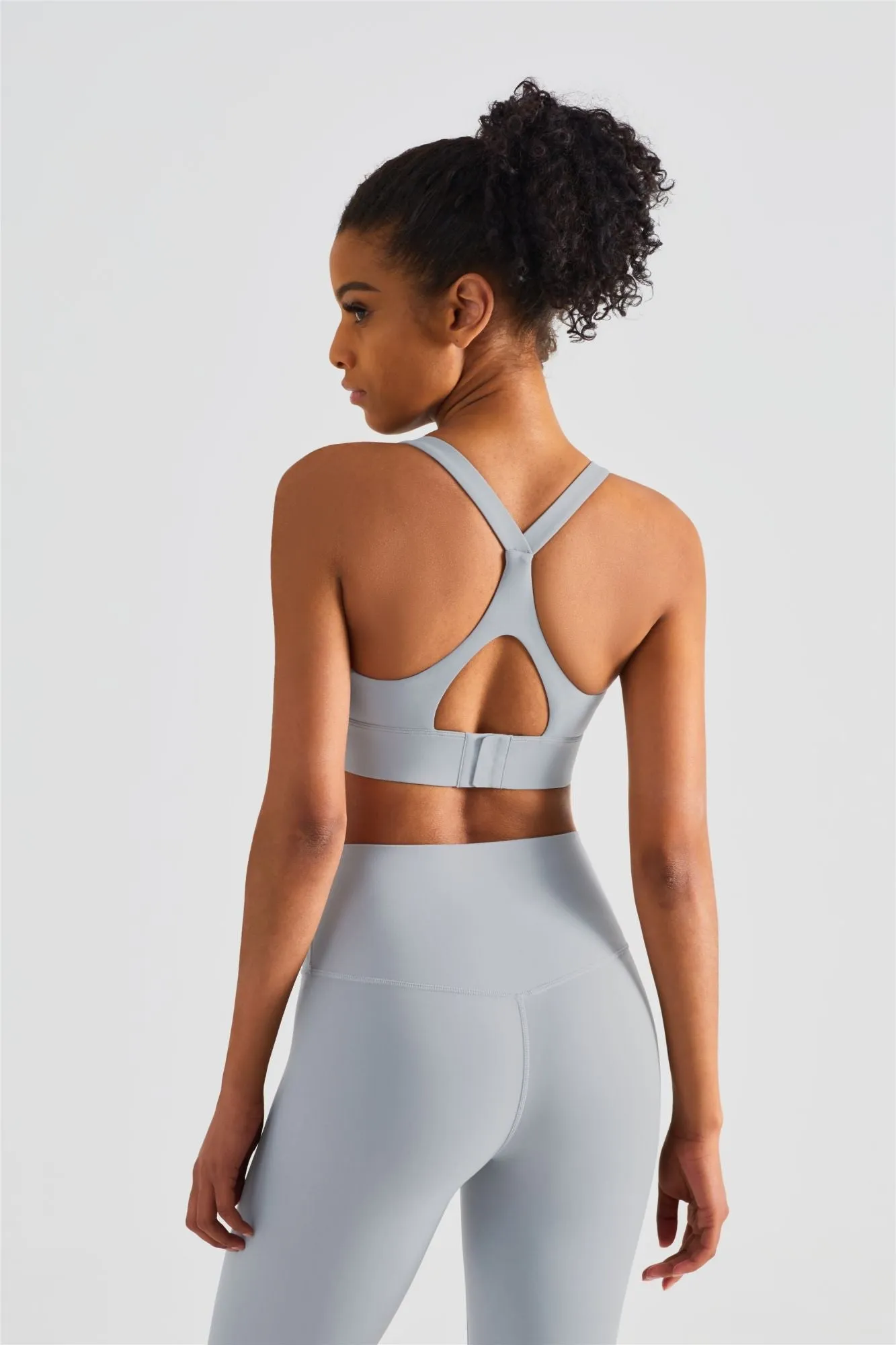 Racerback Sports Bra & Yoga Leggings Activewear Set