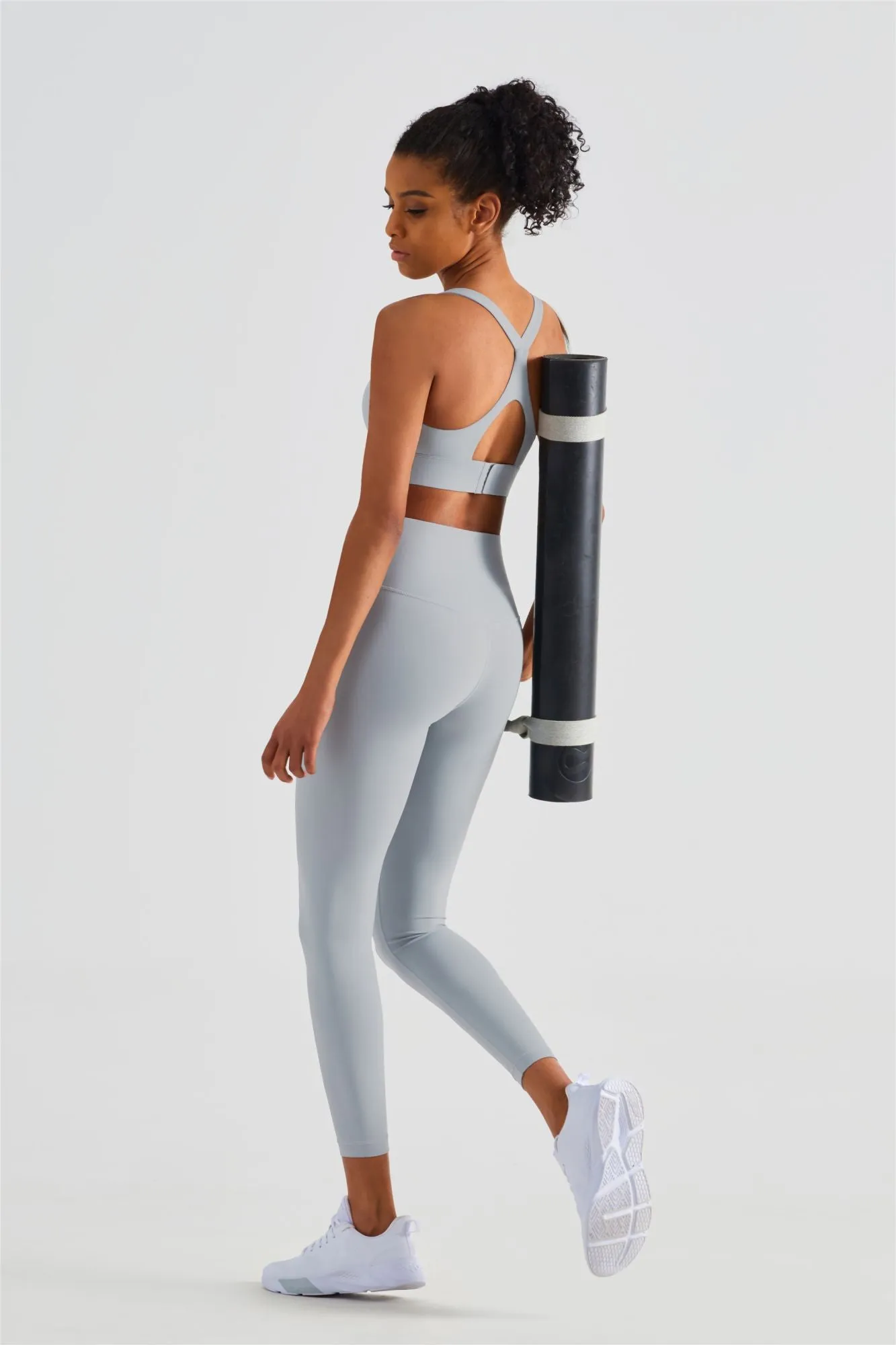 Racerback Sports Bra & Yoga Leggings Activewear Set