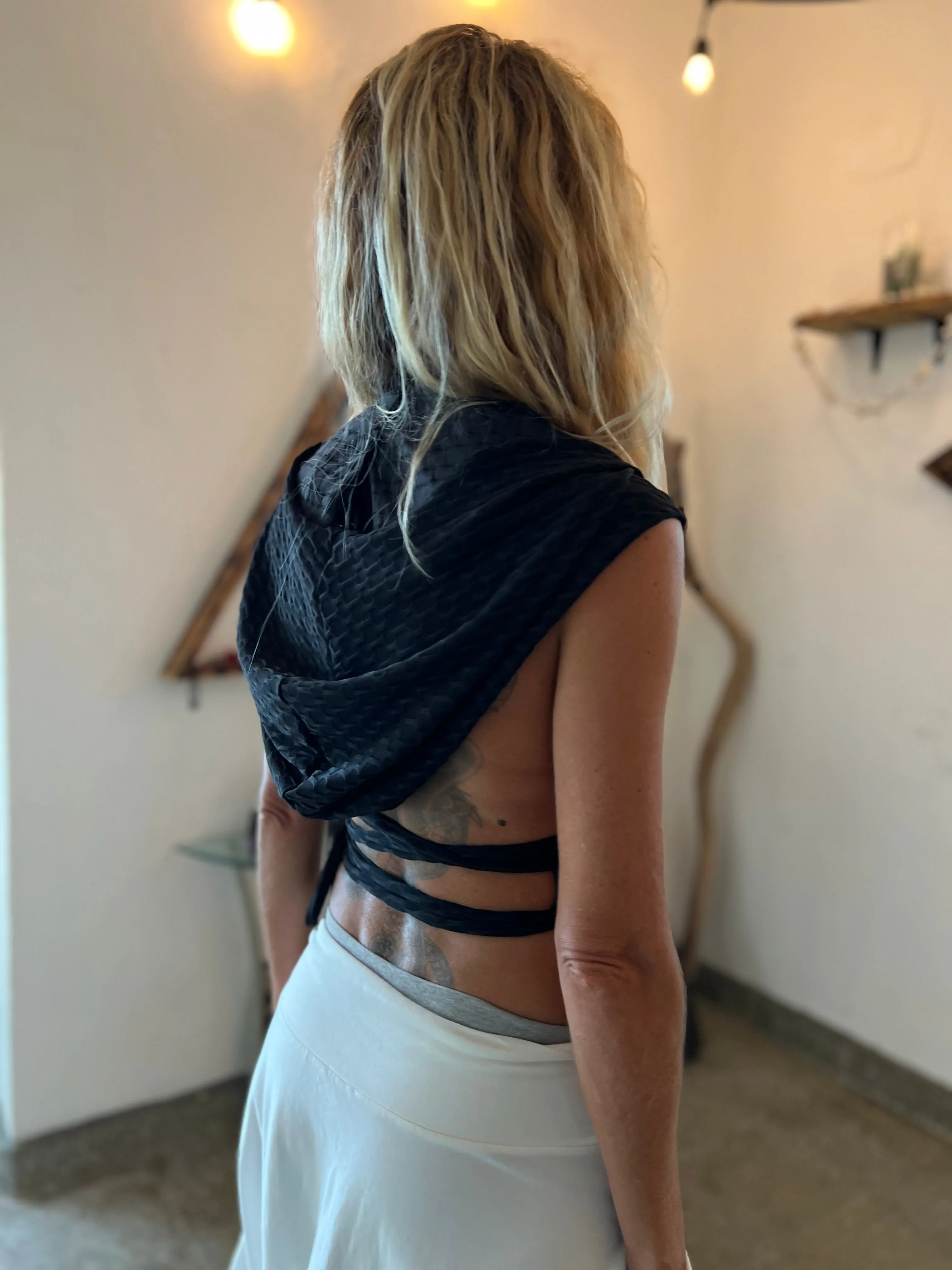 RAY Top | Honeycomb Black