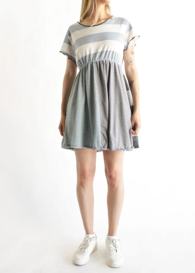 RCYCLD Striped T-Shirt Dress