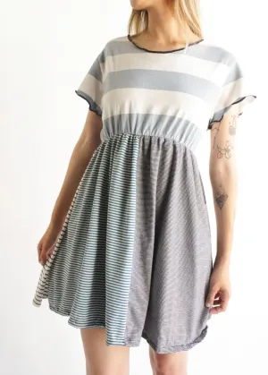 RCYCLD Striped T-Shirt Dress